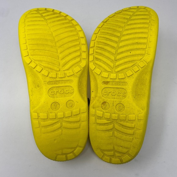 Crocs Classic Clogs Shoes Yellow Men's Size 7 Women's Size 9 - Picture 9 of 10